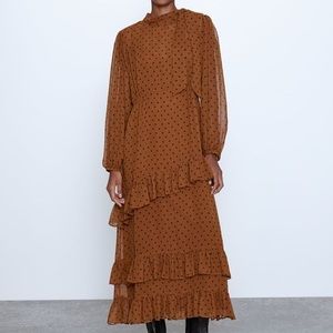 Zara polka dot dress